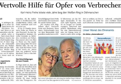 Wertvolle Hilfe für Opfer von Verbrechen